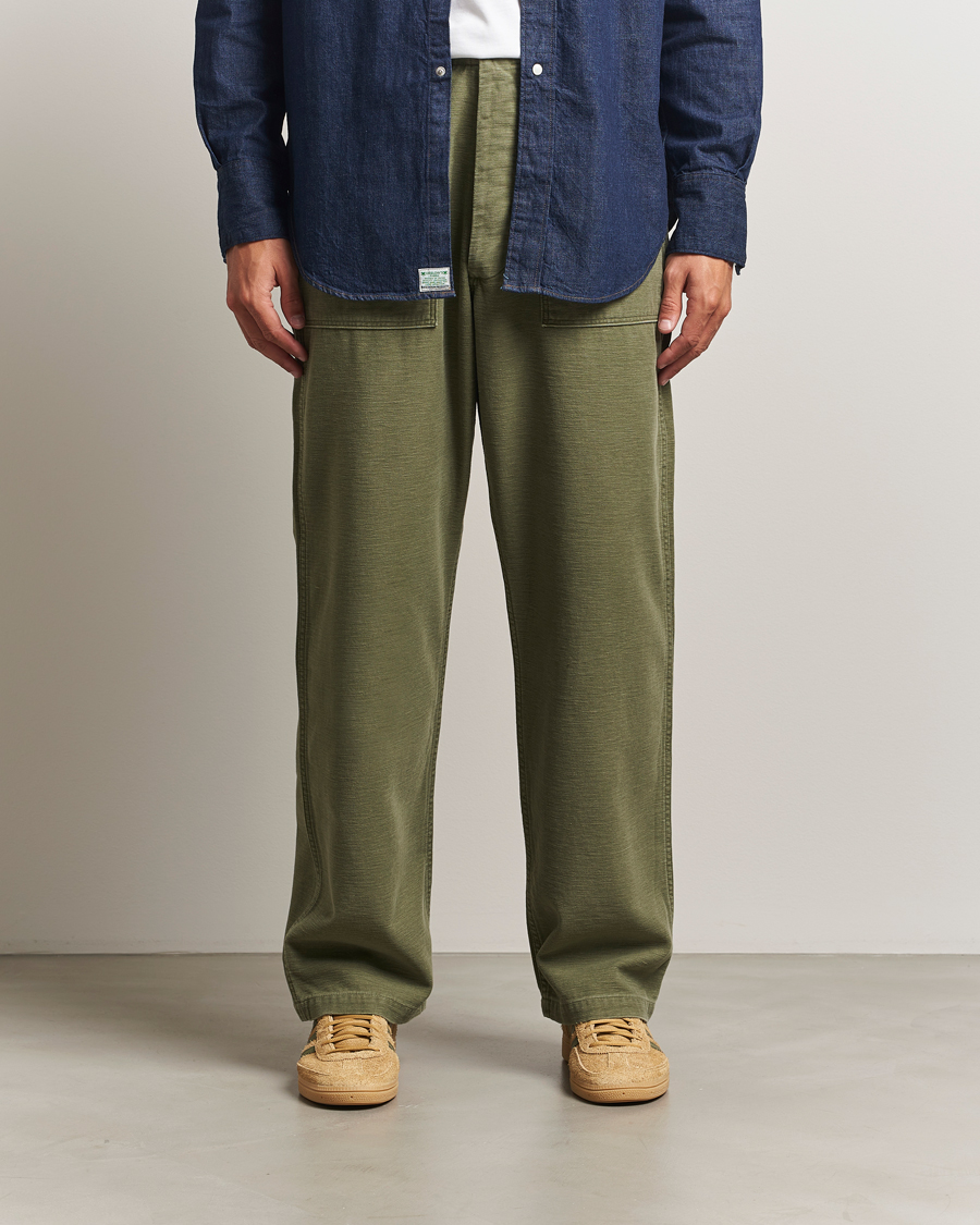 Herre | Bukser | orSlow | Vintage Fit Fatigue Pants Dark Olive