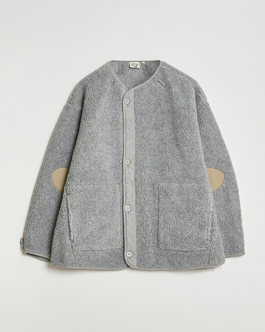 Herre | Gensere | orSlow | M-65 Tail Coat Liner Light Grey