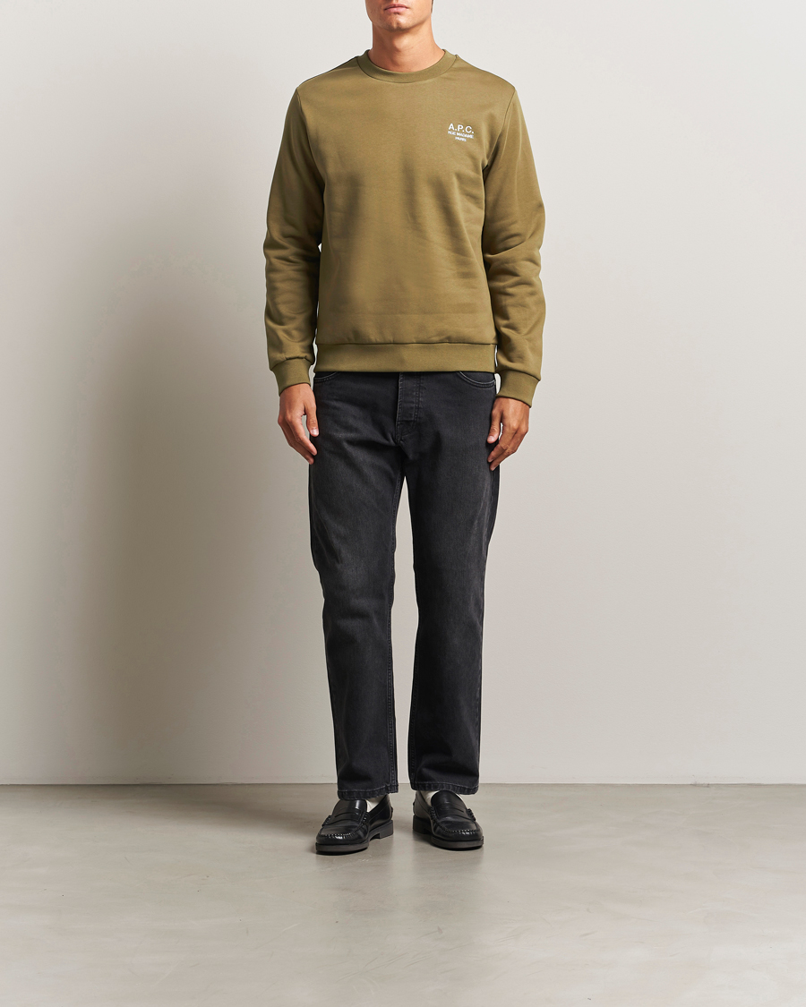 Herre | Gensere | A.P.C. | Rue Madame Sweatshirt Khaki Green