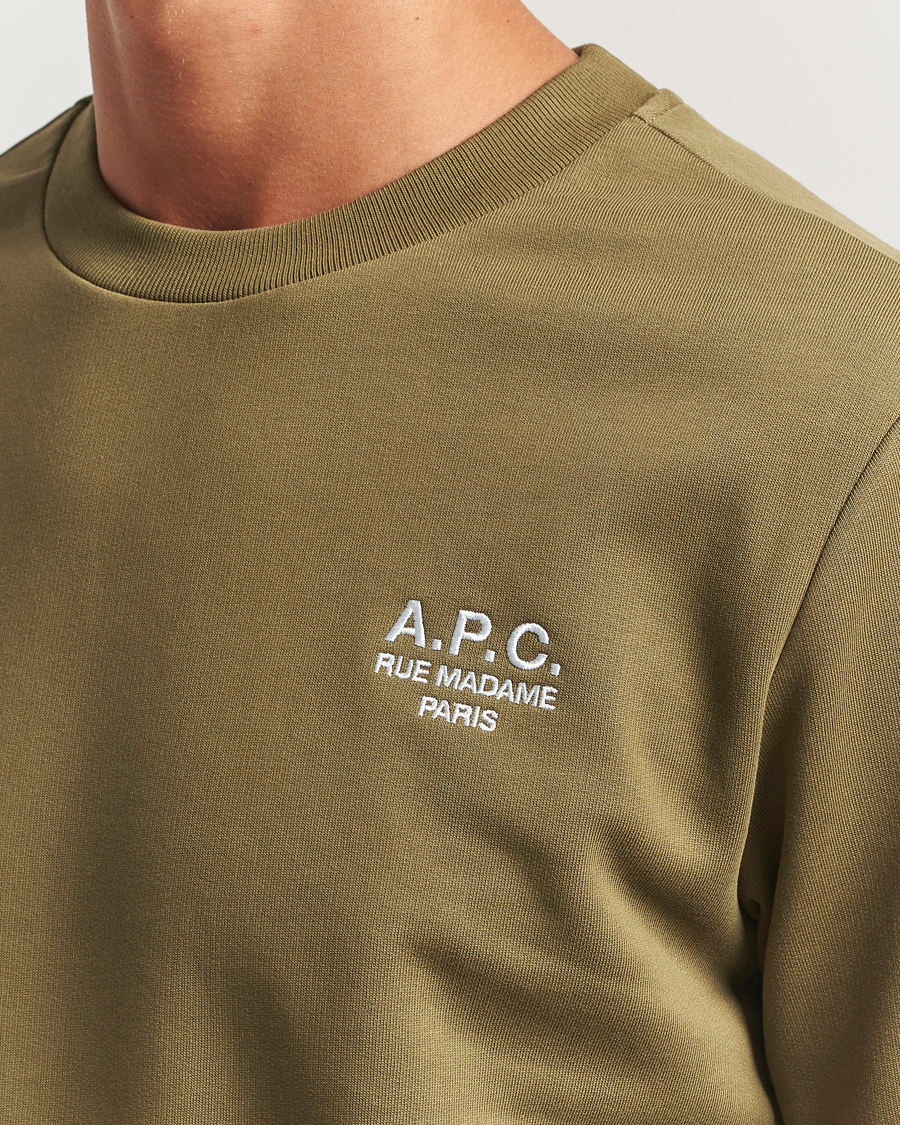 Herre | Gensere | A.P.C. | Rue Madame Sweatshirt Khaki Green