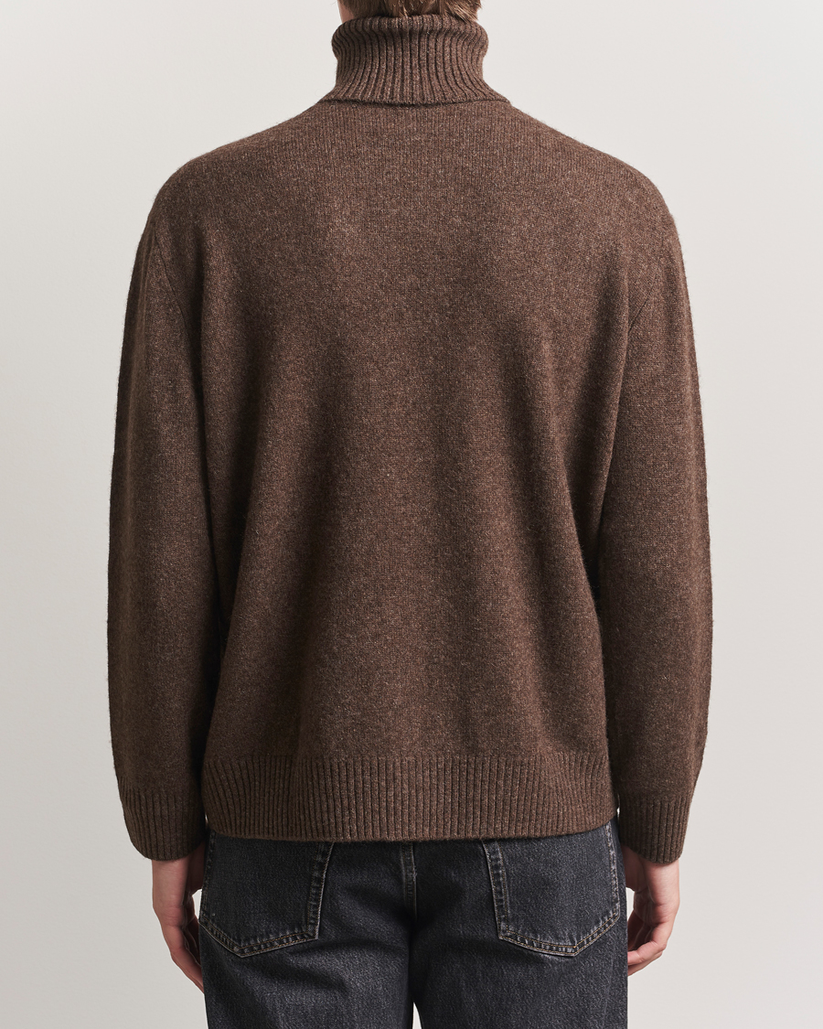 Herre | Gensere | A.P.C. | Mahe Yak Knitted Rollneck Marron Chine