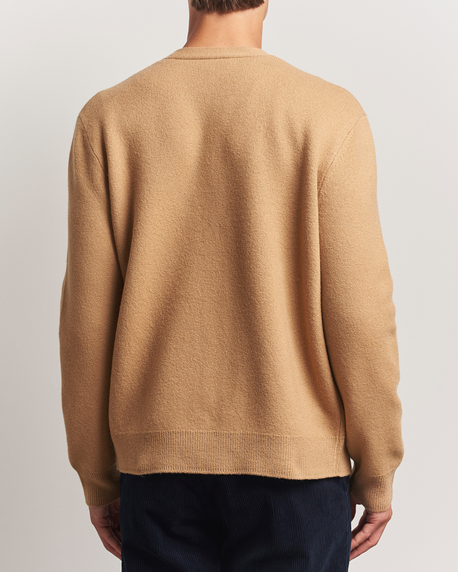 Herre | Gensere | A.P.C. | Kenny Wool Knitted Cardigan Camel