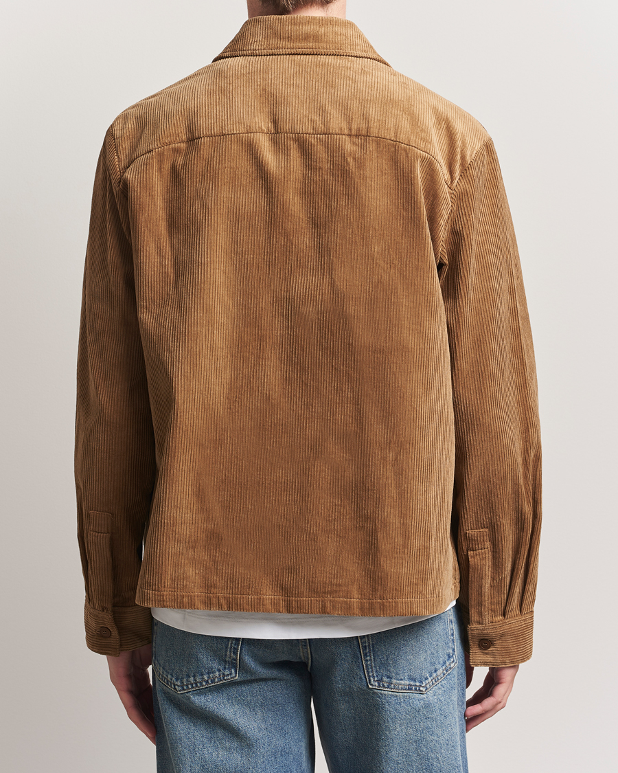 Herre | Skjorter | A.P.C. | Leon Corduroy Overshirt Brown