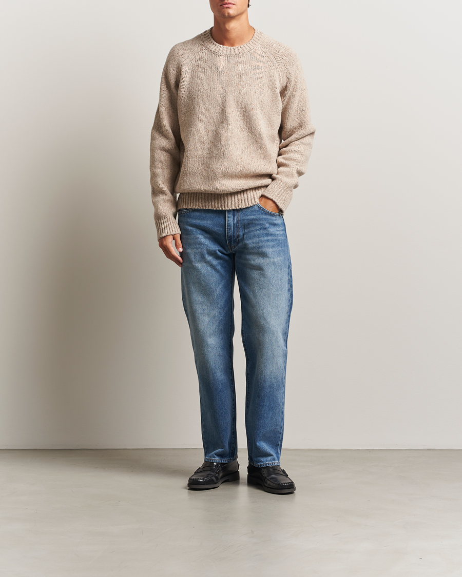 Herre | Gensere | A.P.C. | Harris Wool Knitted Sweater Beige