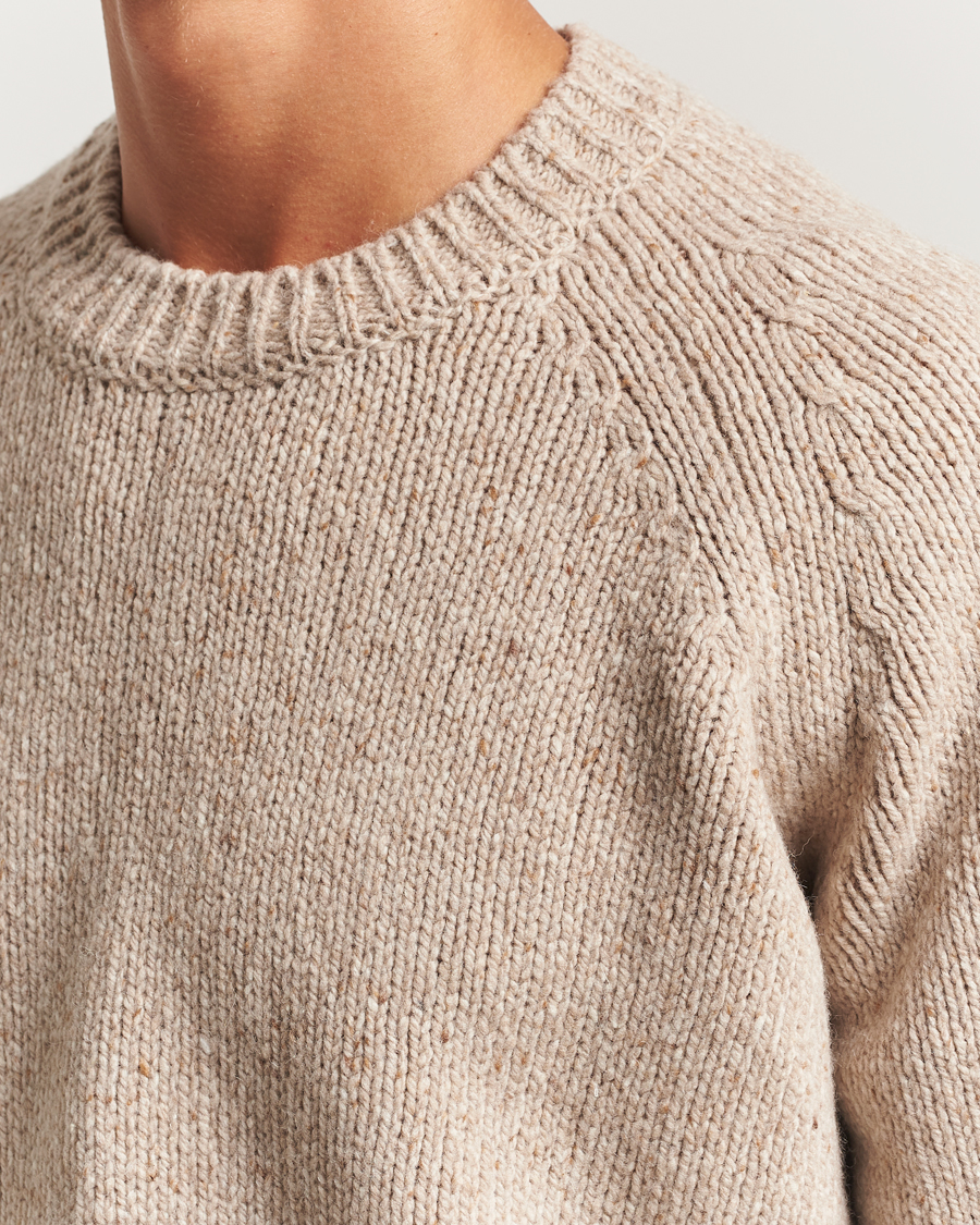 Herre | Gensere | A.P.C. | Harris Wool Knitted Sweater Beige
