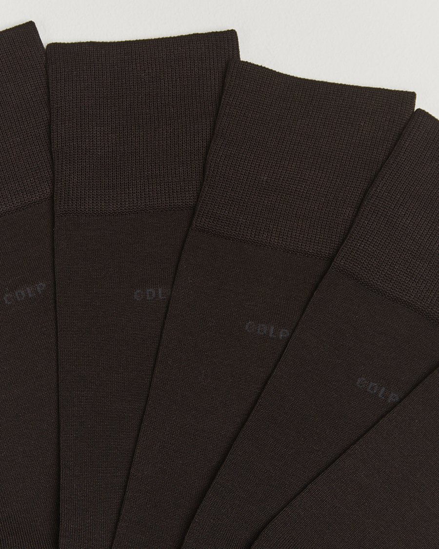 Herre | Undertøy | CDLP | 6-Pack Cotton Socks Dark Brown