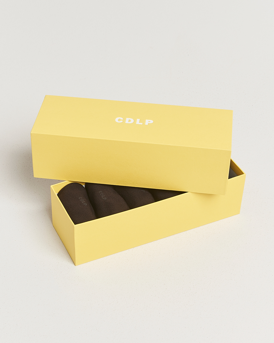 Herre | Undertøy | CDLP | 6-Pack Cotton Socks Dark Brown