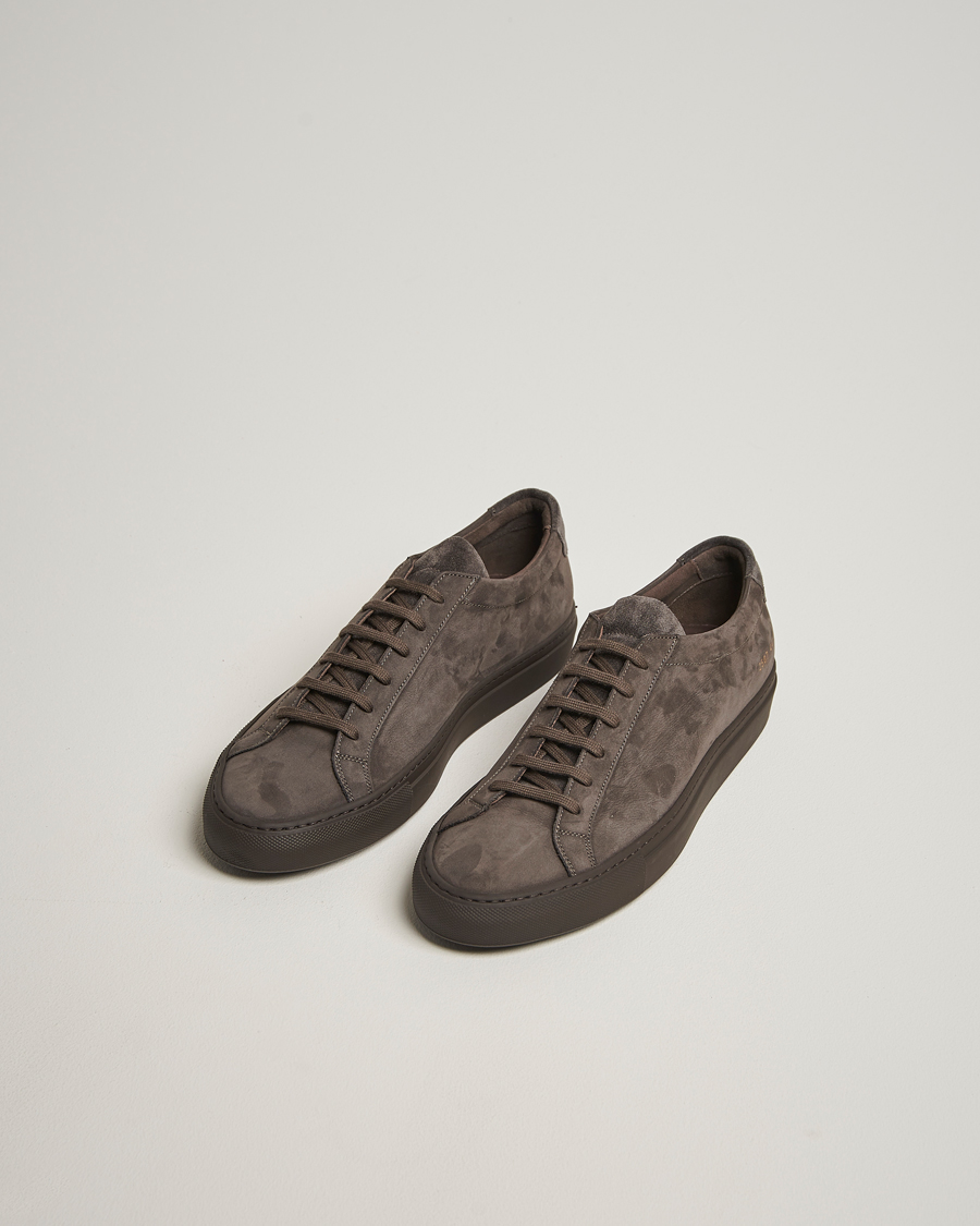 Herre | Sneakers | Common Projects | Original Achilles Nubuck Sneaker Charcoal
