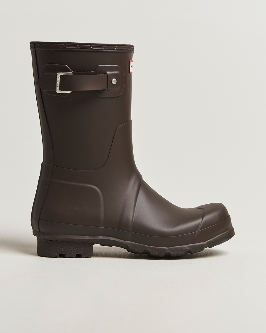 Herre | Kalosjer og gummistøvler | Hunter Boots | Original Short Boot Dark Brown