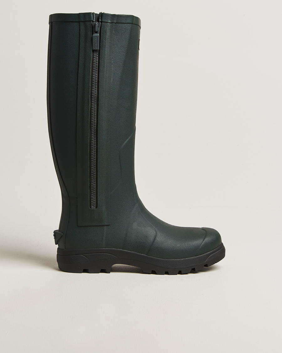 Herre | Kalosjer og gummistøvler | Hunter Boots | Balmoral Full Zip Boot Dark Olive