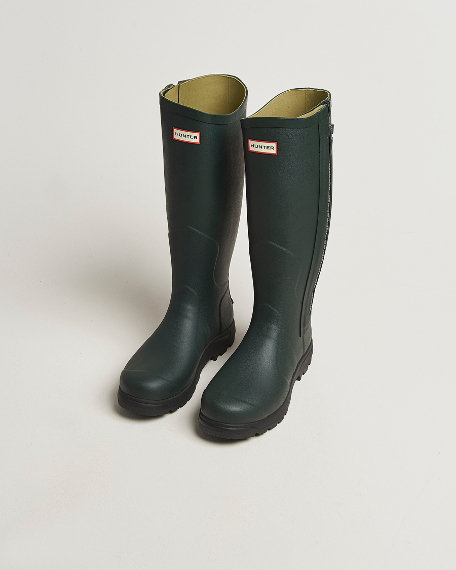 Herre | Kalosjer og gummistøvler | Hunter Boots | Balmoral Full Zip Boot Dark Olive