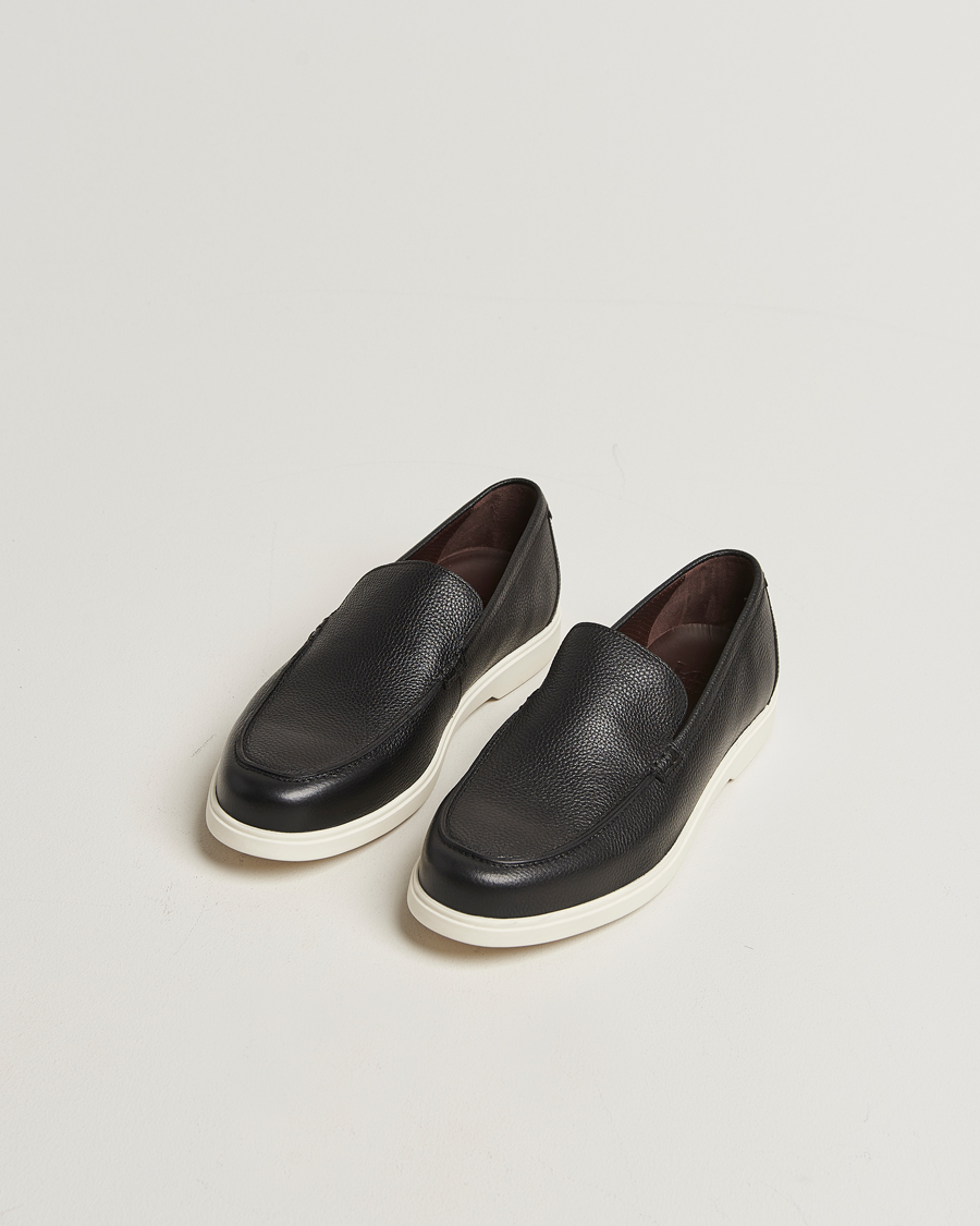 Herre | Loafers | Loake 1880 | Tuscany Grained Leather Loafers Black