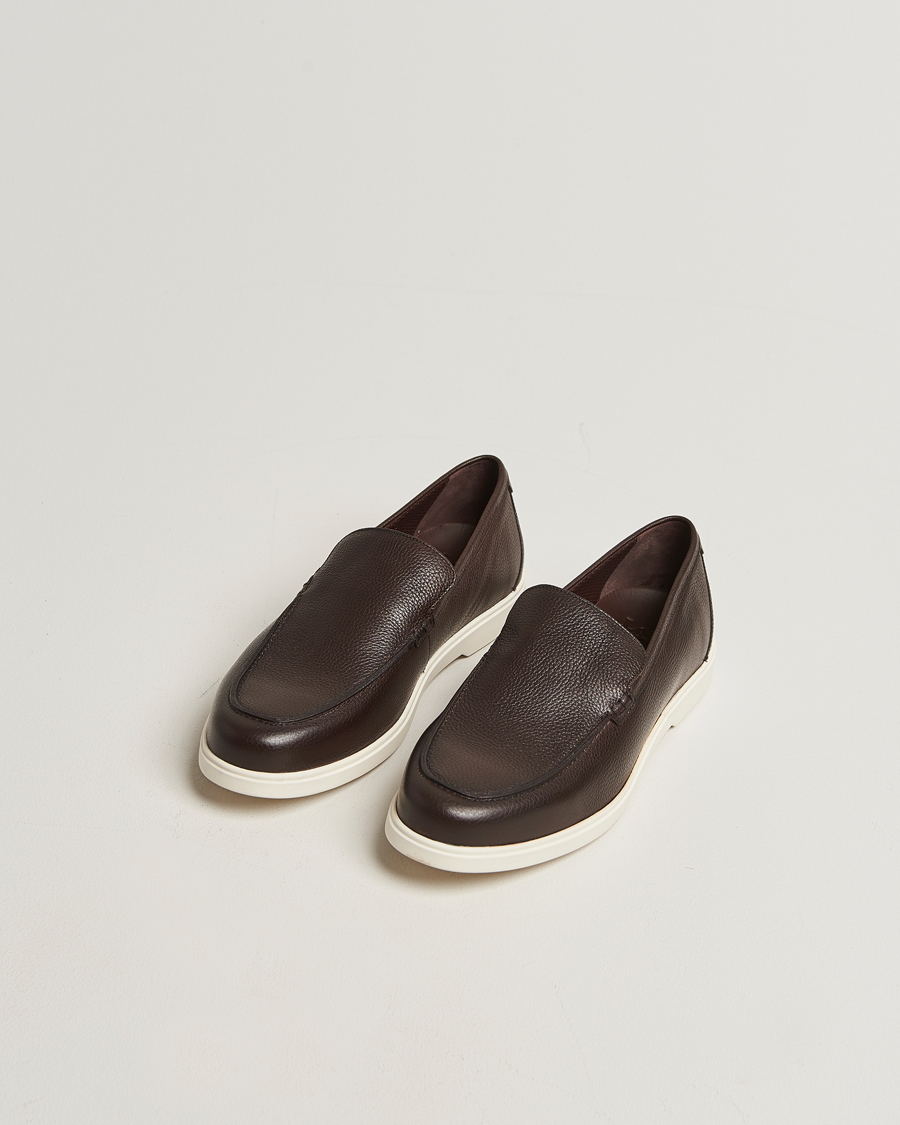 Herre | Loafers | Loake 1880 | Tuscany Grained Leather Loafers Dark Brown