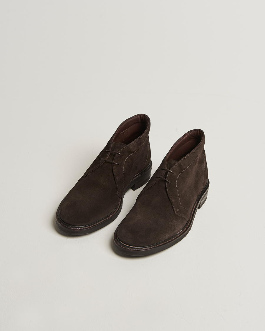 Herre | Støvler | Loake 1880 | Berkeley Suede Boot Dark Brown