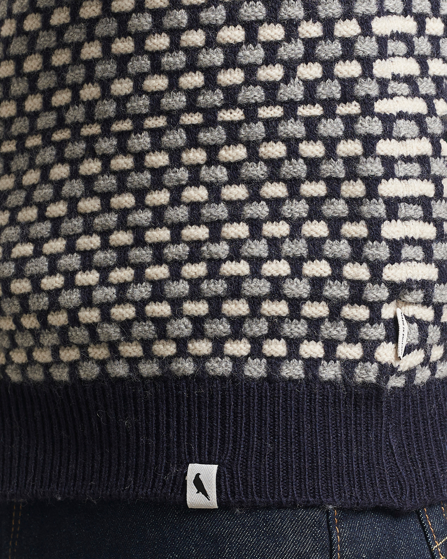 Herre | Gensere | Peregrine | Network Merino Cardigan Navy