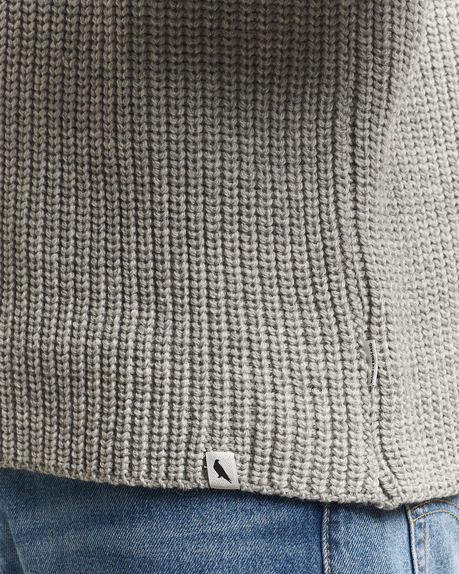 Herre | Gensere | Peregrine | Wilkinson Knitted Merino Rollneck Light Grey