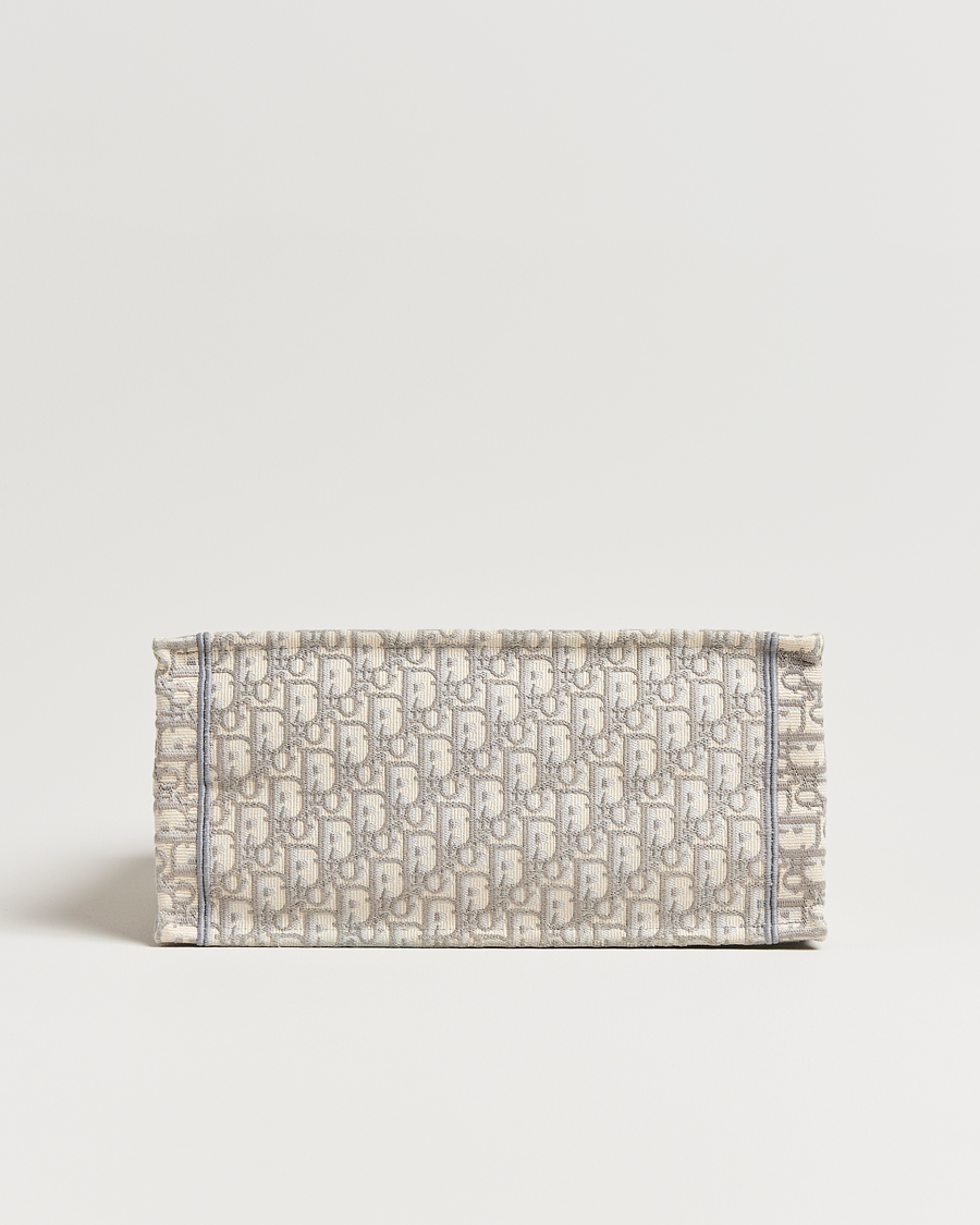 Herre | Pre-Owned & Vintage Bags | Dior Pre-Owned | Medium Dior Book Tote Light grey