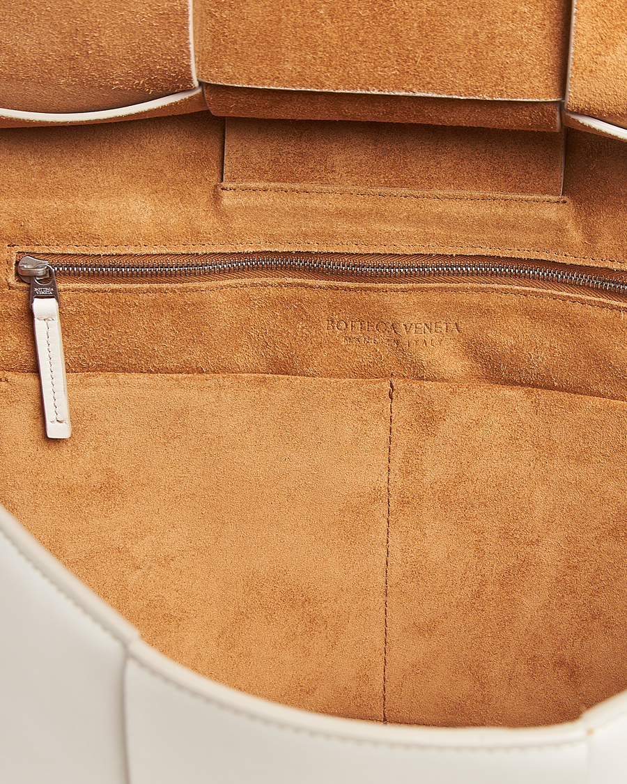 Herre | Pre-Owned & Vintage Bags | Bottega Veneta Pre-Owned | Intrecciato Acro Small White