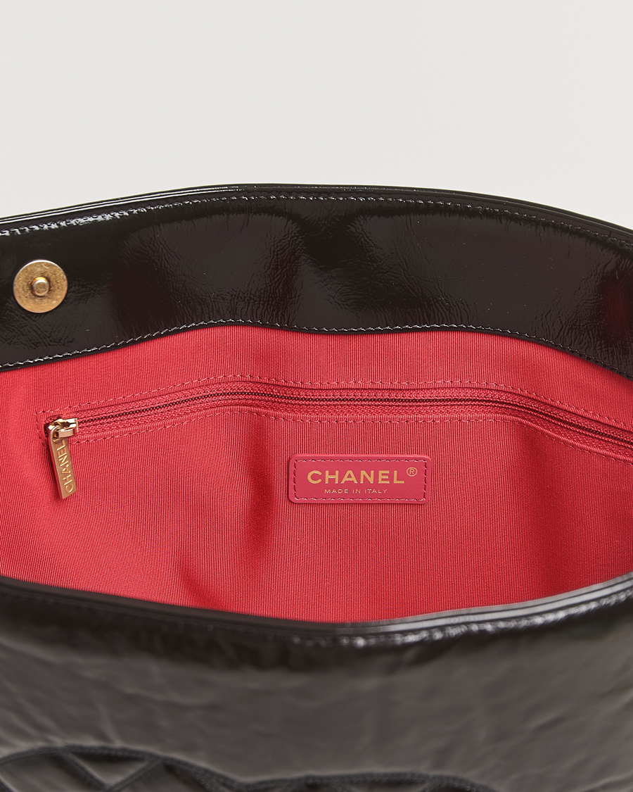 Herre | Pre-Owned & Vintage Bags | Chanel Pre-Owned | Chain Tote Bag Black