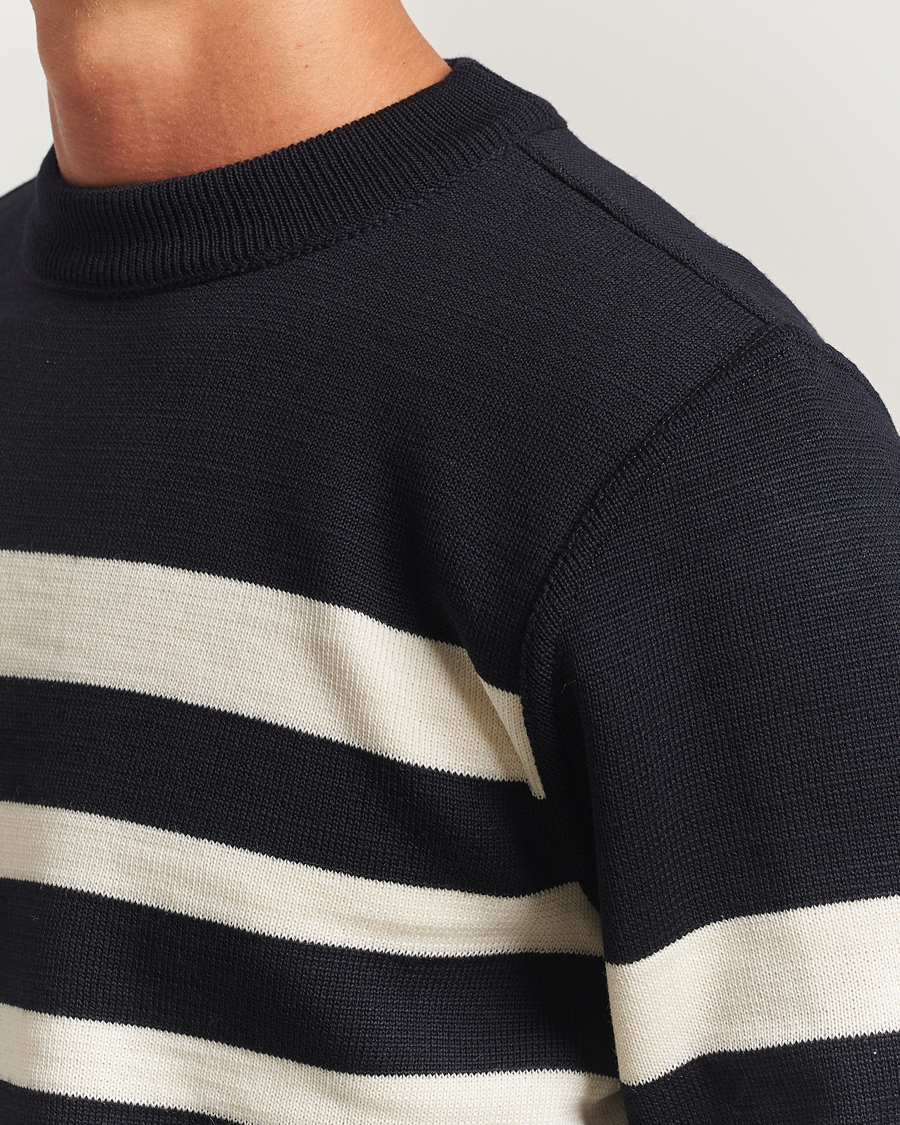 Herre | Gensere | S.N.S. Herning | Given Wool Crew Neck Navy/White
