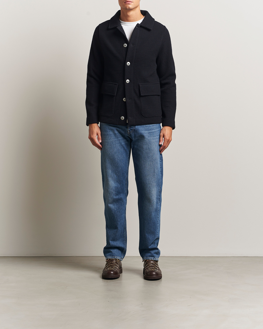 Herre | Gensere | S.N.S. Herning | Wool Chore Jacket Navy