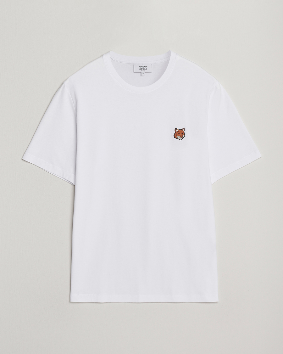 Herre | T-Shirts | Maison Kitsuné | Fox Head T-Shirt White