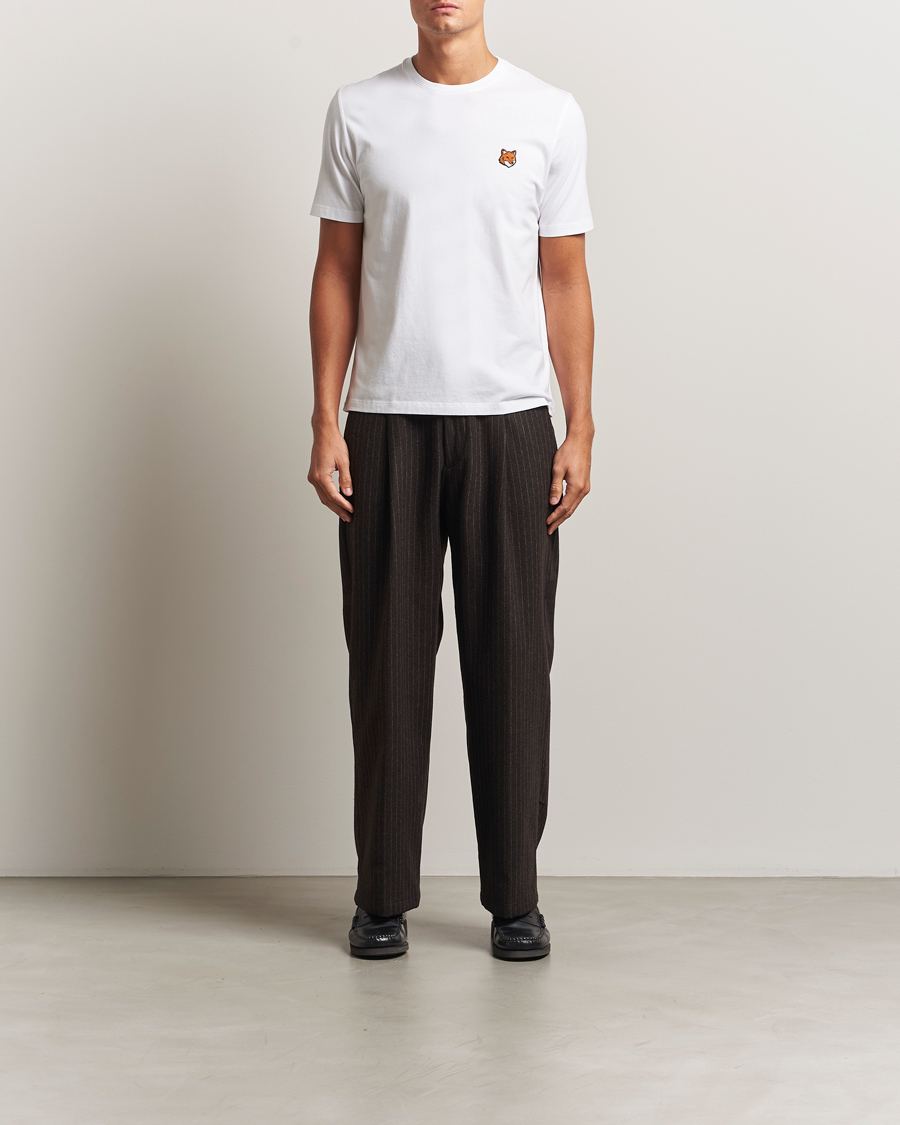 Herre | T-Shirts | Maison Kitsuné | Fox Head T-Shirt White