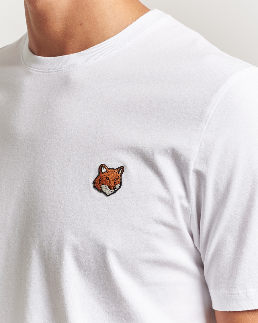 Herre | T-Shirts | Maison Kitsuné | Fox Head T-Shirt White