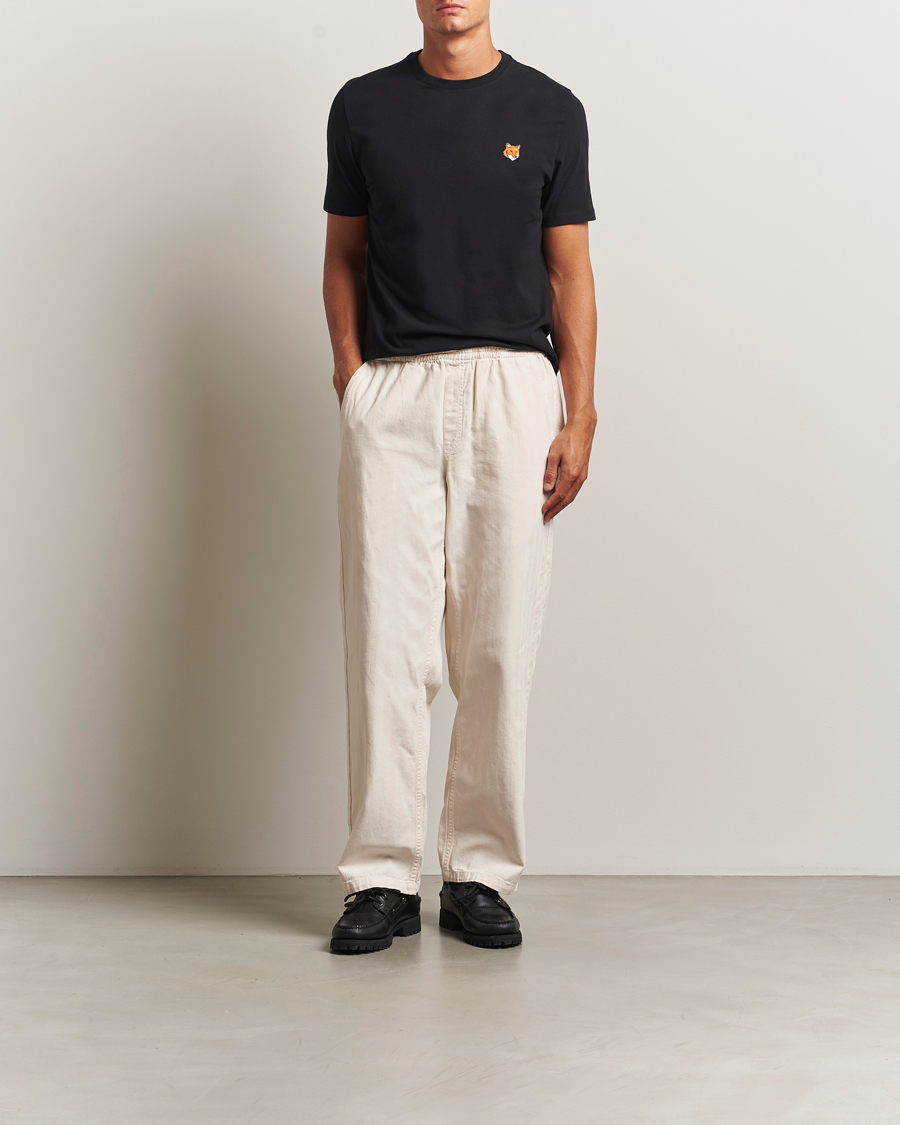 Herre | T-Shirts | Maison Kitsuné | Fox Head T-Shirt Black