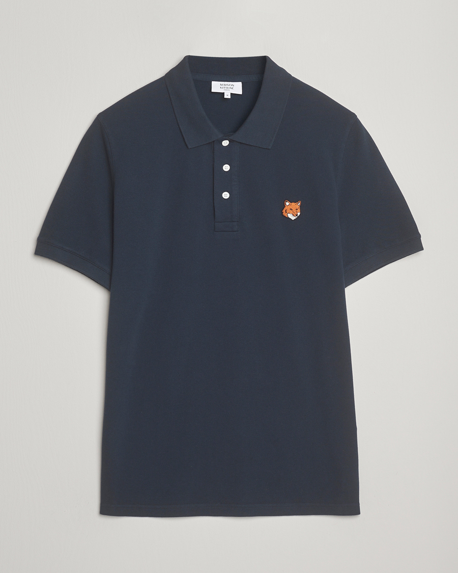 Herre | Pikéer | Maison Kitsuné | Fox Head Polo Classic Navy