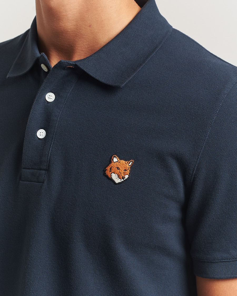 Herre | Pikéer | Maison Kitsuné | Fox Head Polo Classic Navy