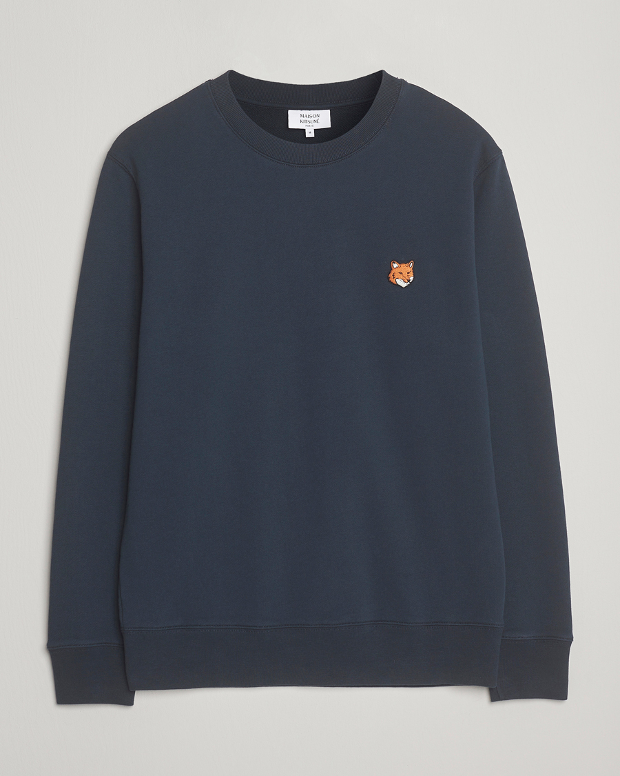 Herre | Gensere | Maison Kitsuné | Fox Head Sweatshirt Classic Navy
