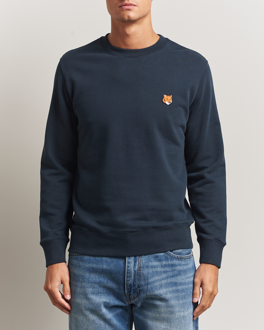 Herre | Gensere | Maison Kitsuné | Fox Head Sweatshirt Classic Navy