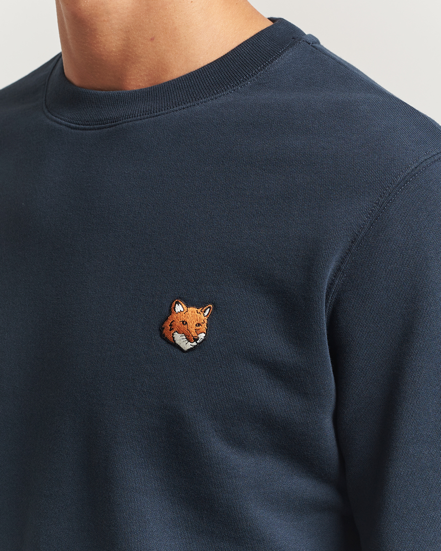 Herre | Gensere | Maison Kitsuné | Fox Head Sweatshirt Classic Navy