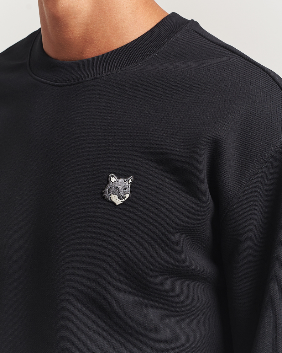 Herre | Gensere | Maison Kitsuné | Grey Fox Head Sweatshirt Black