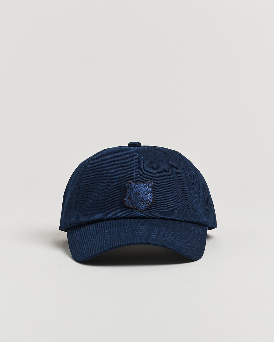 Herre | Hatter og capser | Maison Kitsuné | Tonal Fox Head Cap Classic Navy