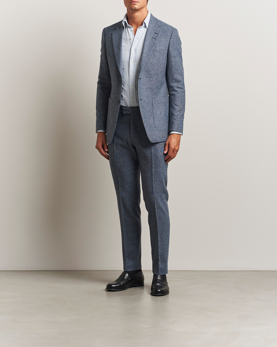 Herre | Bukser | Tiger of Sweden | Tenuta Brushed Wool Trousers Space View