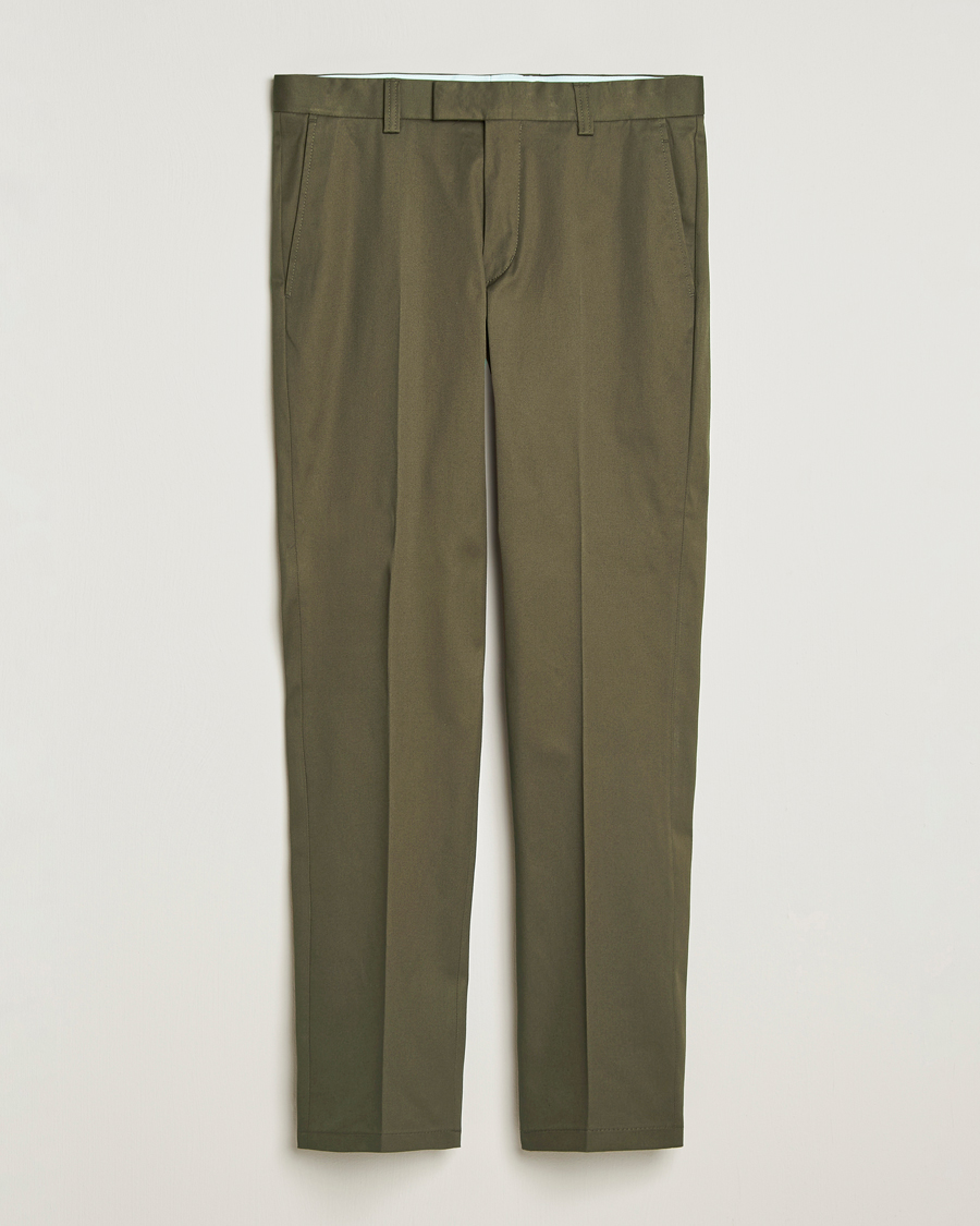 Herre | Bukser | Tiger of Sweden | Tenuta Cotton Chinos Deep Olive