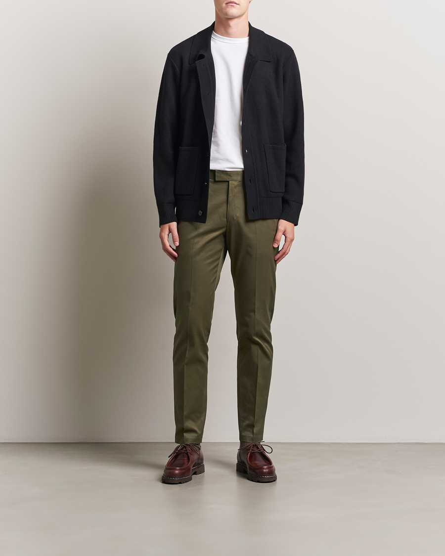 Herre | Bukser | Tiger of Sweden | Tenuta Cotton Chinos Deep Olive