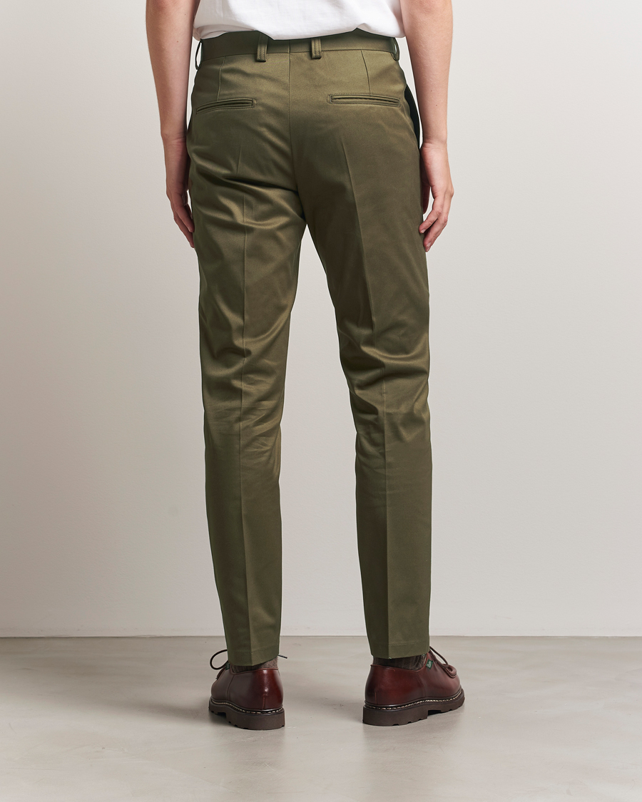 Herre | Bukser | Tiger of Sweden | Tenuta Cotton Chinos Deep Olive