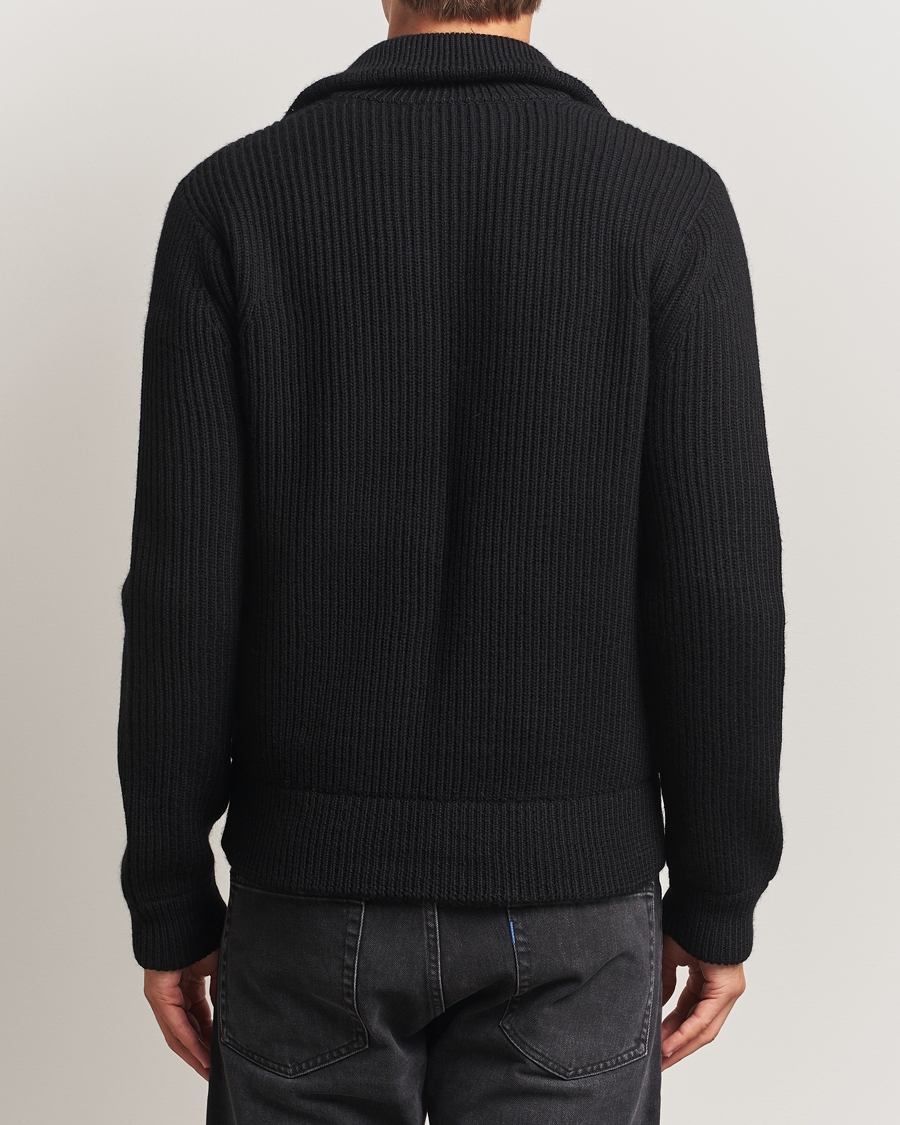 Herre | Gensere | Tiger of Sweden | Niall Heavy Wool Full Zip Black