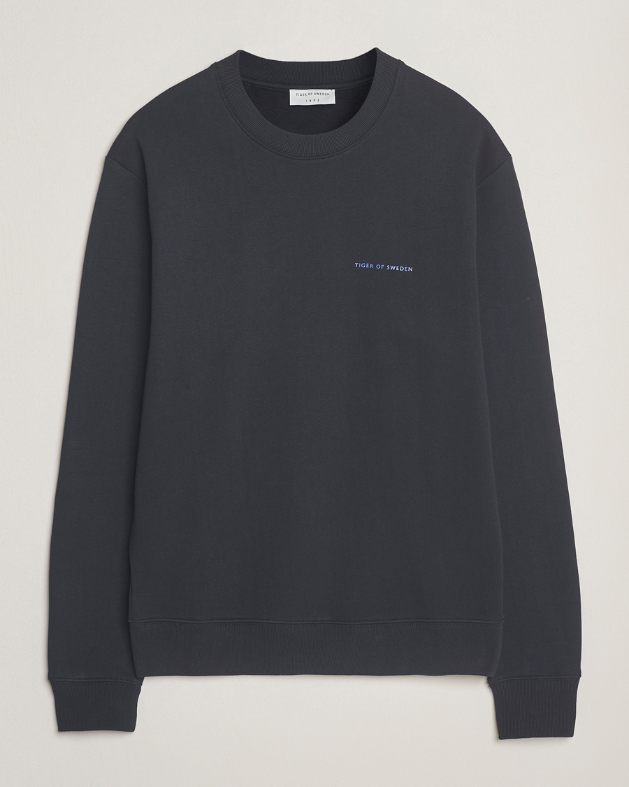 Herre | Gensere | Tiger of Sweden | Emerson Crew Neck Sweatshirt Light Ink
