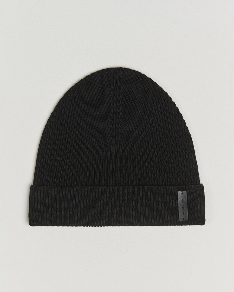 Herre | Luer | Tiger of Sweden | Caldu Wool Beanie Black