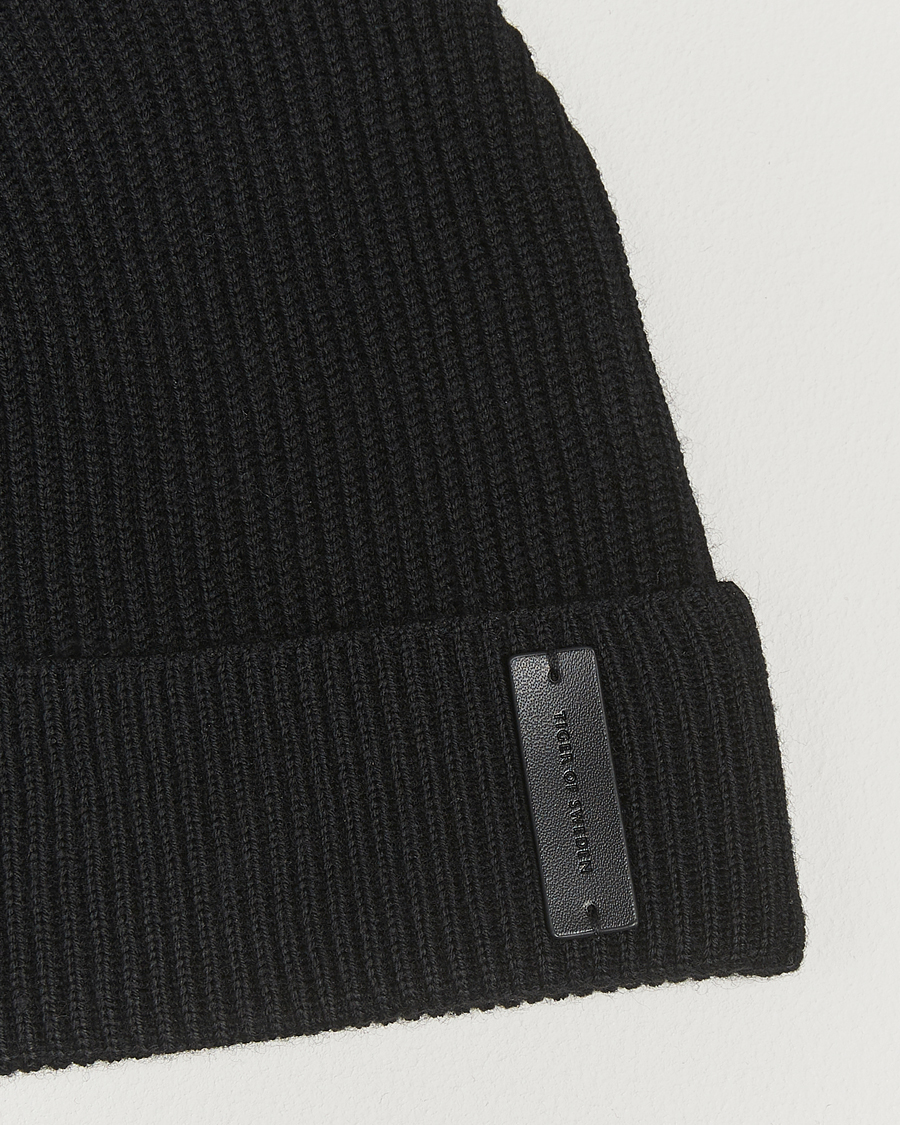 Herre | Luer | Tiger of Sweden | Caldu Wool Beanie Black