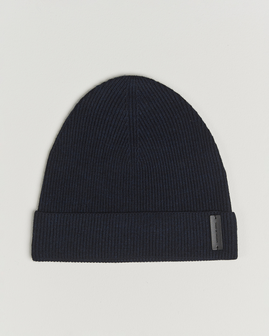 Herre | Luer | Tiger of Sweden | Caldu Wool Beanie Light Ink