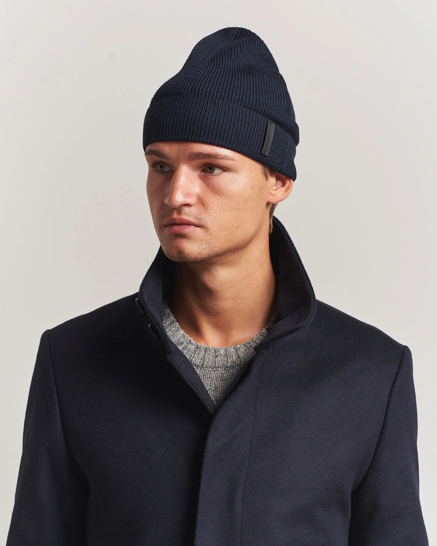 Herre | Luer | Tiger of Sweden | Caldu Wool Beanie Light Ink