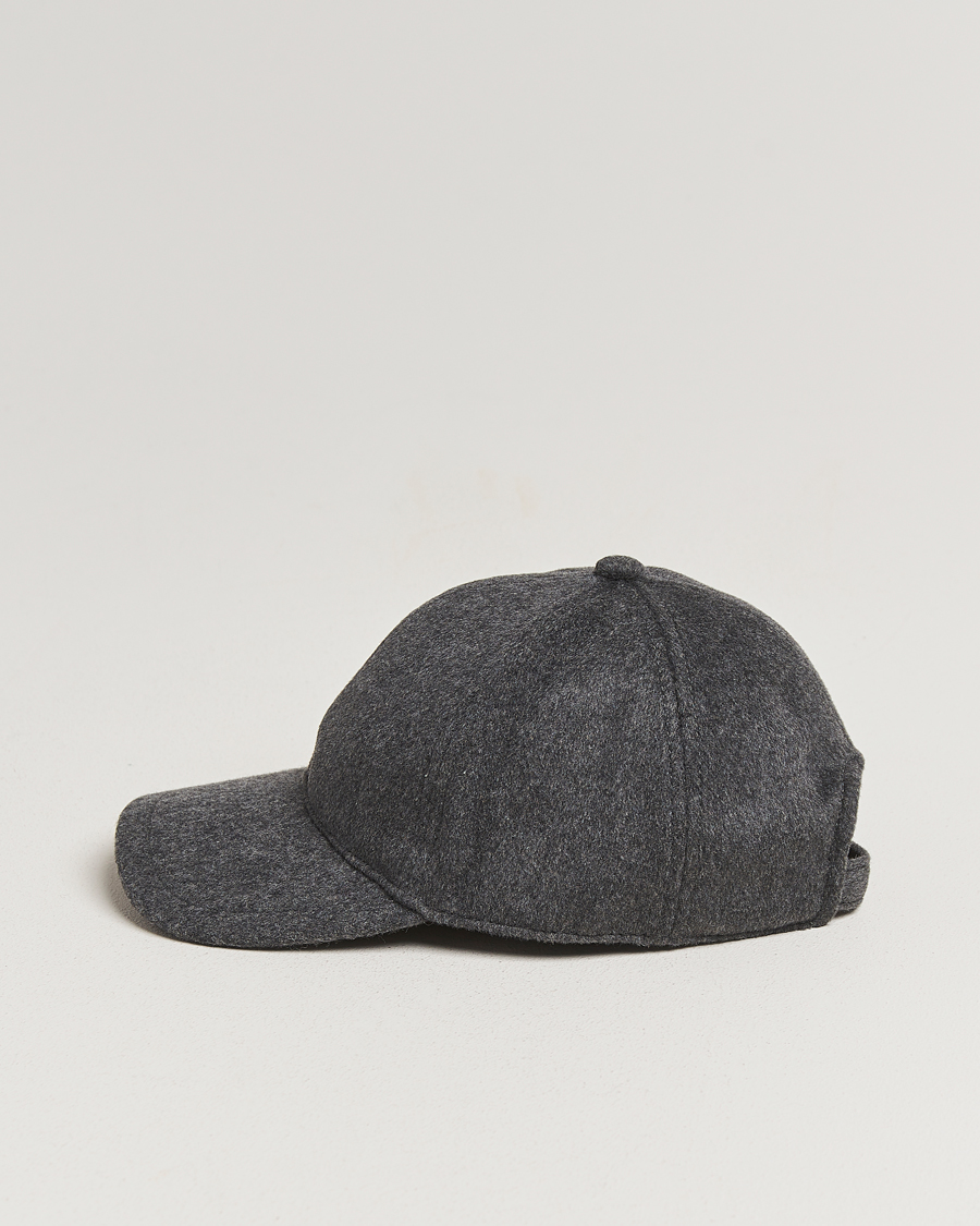 Herre | Hatter og capser | Tiger of Sweden | Hent Wool/Cashmere Cap Dark Grey Melange