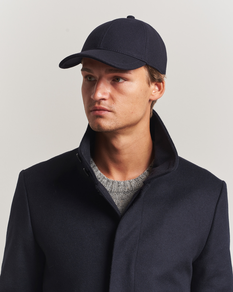 Herre | Hatter og capser | Tiger of Sweden | Hent Wool/Cashmere Cap Light Ink