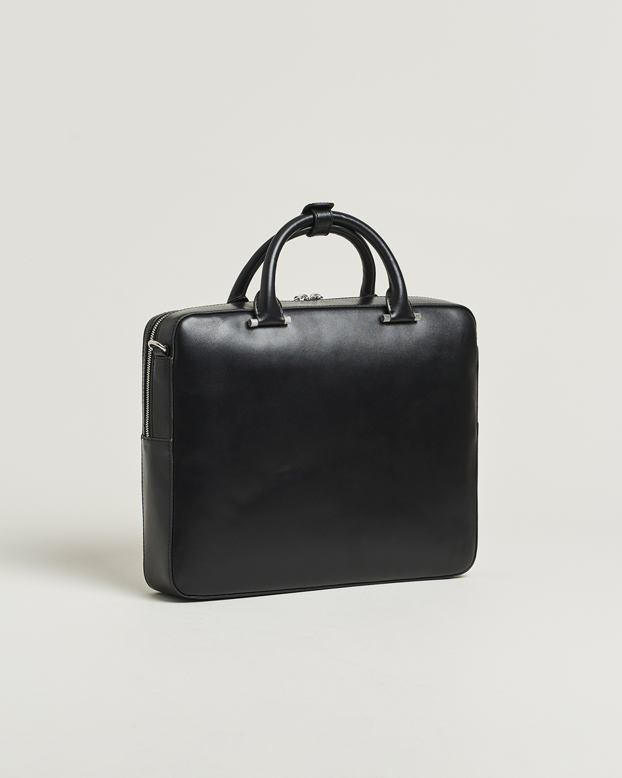 Herre | Vesker | Tiger of Sweden | Valise Smooth Leather Briefcase Black