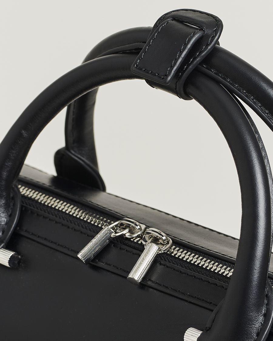 Herre | Vesker | Tiger of Sweden | Valise Smooth Leather Briefcase Black